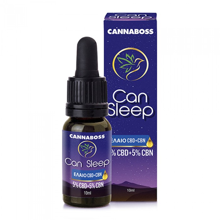 Λάδι Κάνναβης Can Sleep 5% CBD + 5% CBN Oil 10ml Λάδι Κάνναβης Can Sleep 5% CBD + 5% CBN Oil 10ml