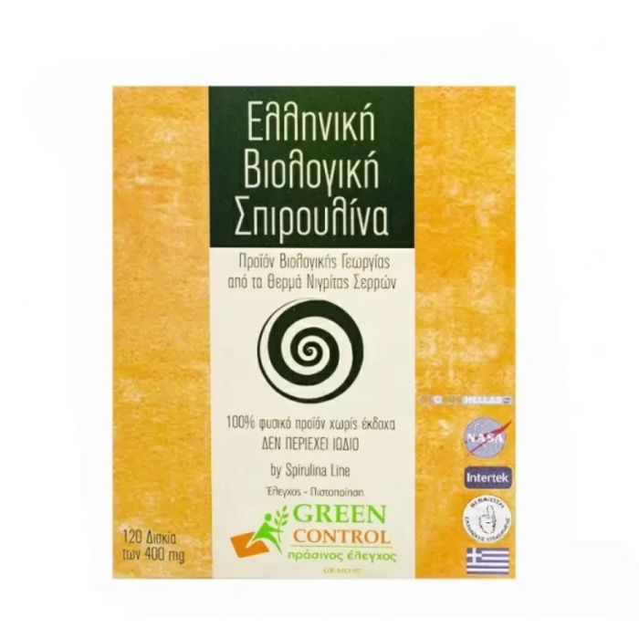 Σπιρουλίνα Σερρών Βιολογική 120tabs