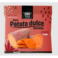 Chips Γλυκοπατάτας Πορτοκαλί & Ροζ Αλάτι Ιμαλαΐων 45gr