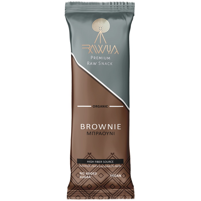 Ωμοφαγική Μπάρα με γεύση Brownie 50gr