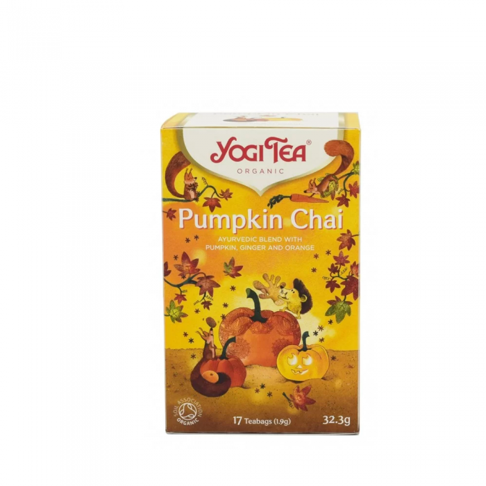 Υοgi Tea Pumpkin Chai Βιολογικό 32,3gr Υοgi Tea Pumpkin Chai Βιολογικό 32,3gr