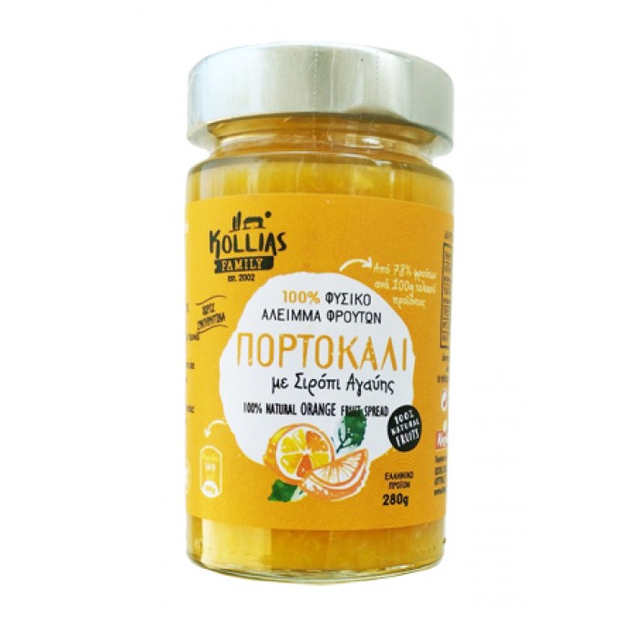 Μαρμελάδα Πορτοκάλι με Αγάυη 280gr