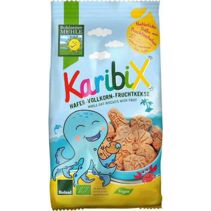 Μπισκότα Βρώμης Karibix Βιολογικά 125γρ