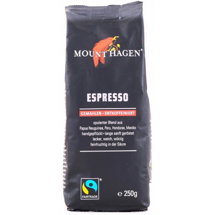Καφές Espresso Χωρίς Καφεΐνη Βιολογικός 250gr