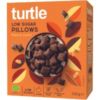 Low Sugar Pillows Τραγανά Μαξιλαράκια Με Φυστικοβούτυρο Βιολογικά 300gr