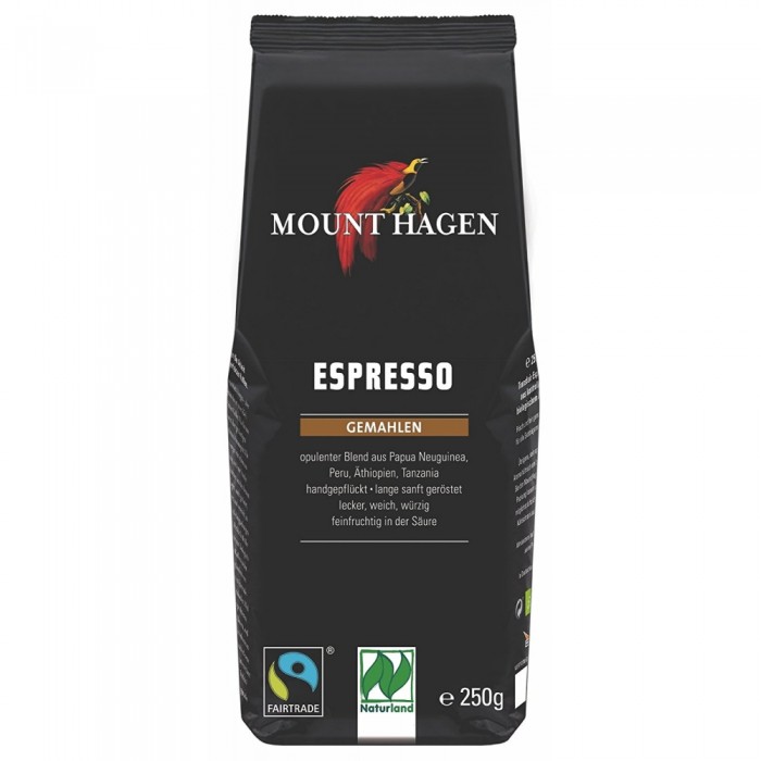 Καφές Espresso Αλεσμένος Βιολογικός 250gr