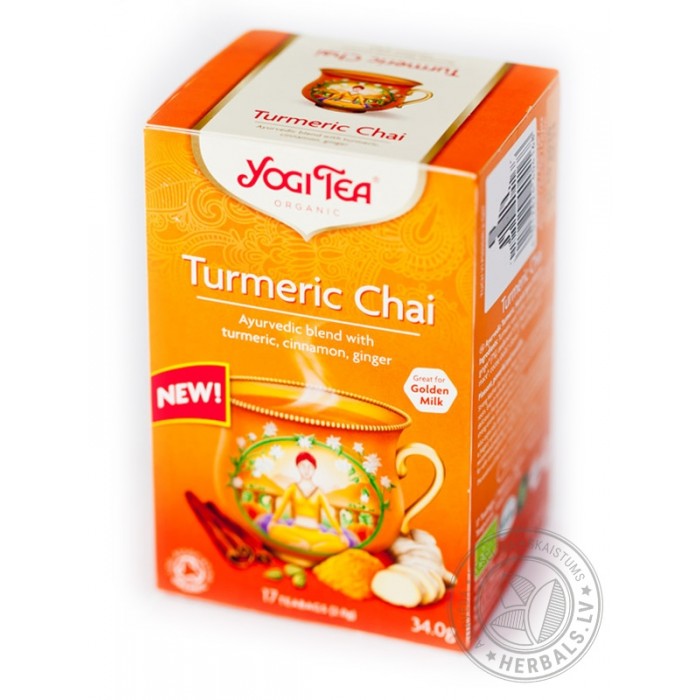 Yogi Tea Turmeric Βιολογικό 34gr
